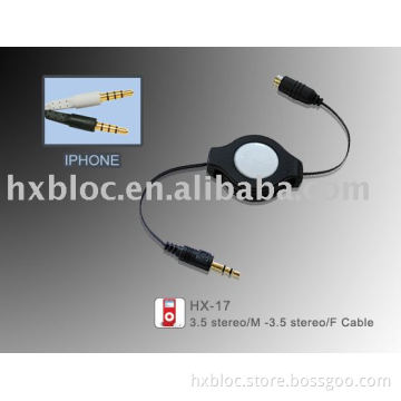 3.5 stereo /M-3.5 stereo /F cable